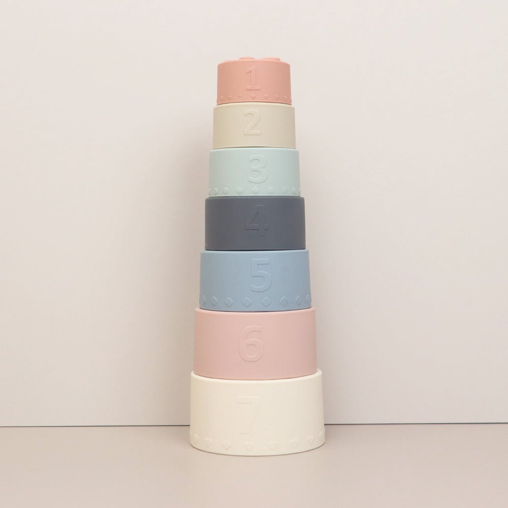Bath Buddy Rain & Stack Silicone Cups - Bath Buddy