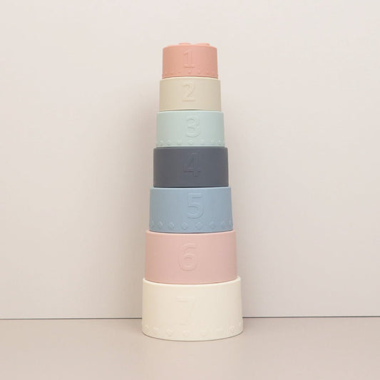 Bath Buddy Rain & Stack Silicone Cups - Bath Buddy