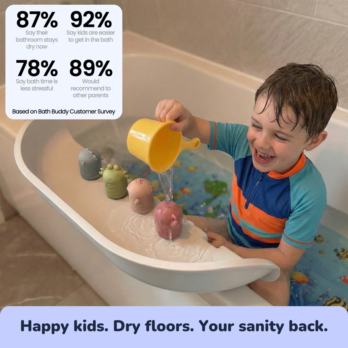 Kids with trucks and dinos