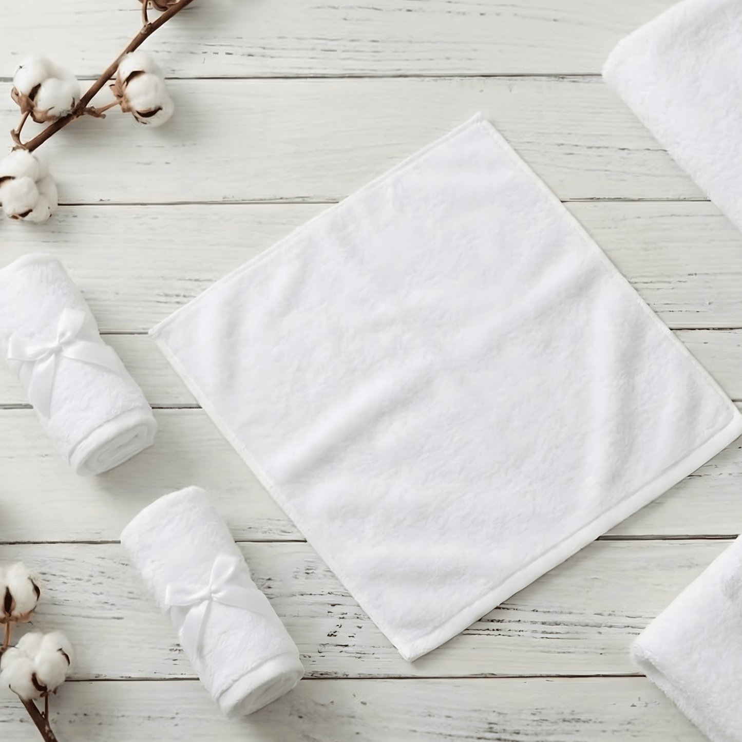 Ultra - Soft Bamboo Washcloth Towels - Bath Buddy